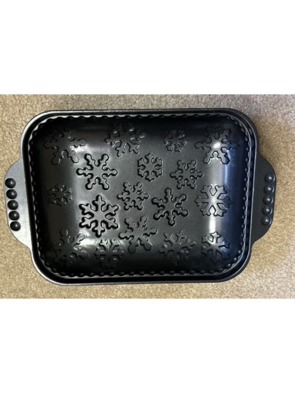 Williams Sonoma Nordic Ware Snowflake Cake Pan Cast Aluminium Rectangle 11 × 8.5